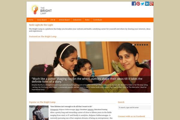 Hub theme site design template sample