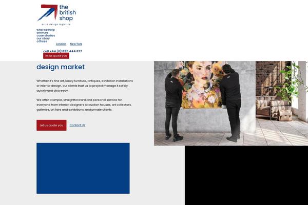 Blankslate Child theme site design template sample