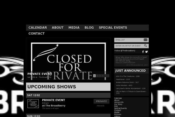 Site using Rhp-events plugin