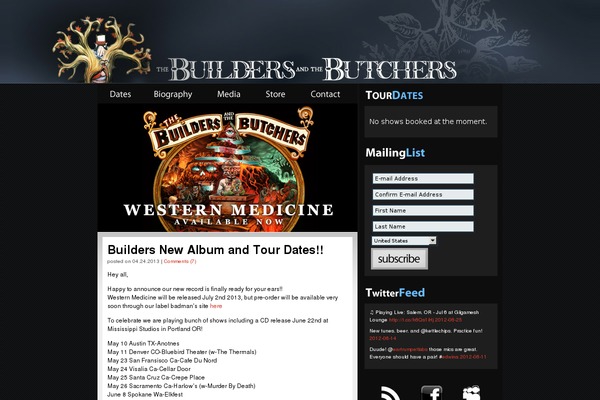 FWRD theme site design template sample