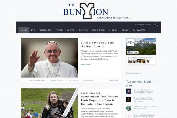 Pinboard Child theme site design template sample