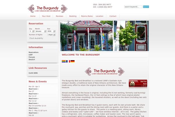 Site using Gdlr-hotel plugin