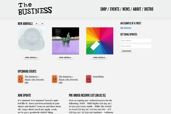 Business theme site design template sample