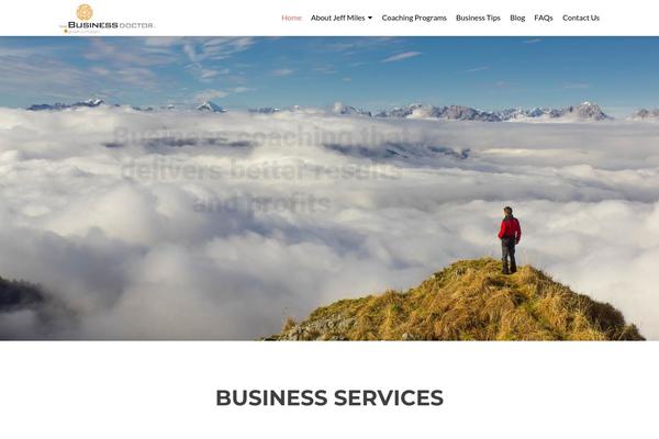 Zerif Pro theme site design template sample