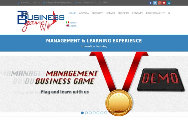 Envolve theme site design template sample