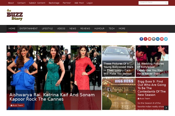thebuzzdiary.com site used Apex News