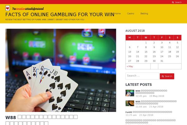 Gatsby theme site design template sample