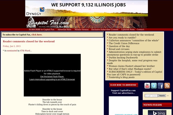 thecapitolfaxblog.com site used Bionicjive