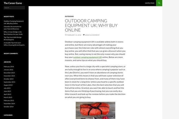 Layers theme site design template sample