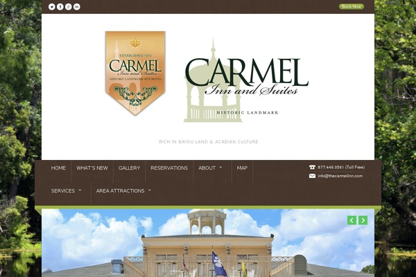 Nice Hotel theme site design template sample