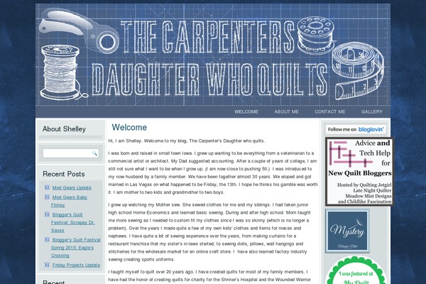 Blue3 theme site design template sample
