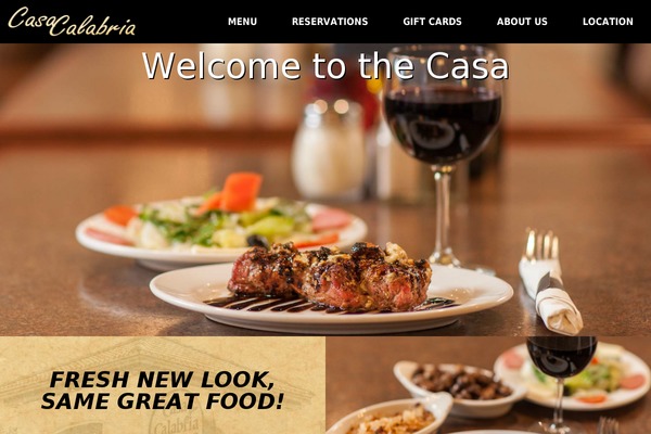 Casa theme site design template sample
