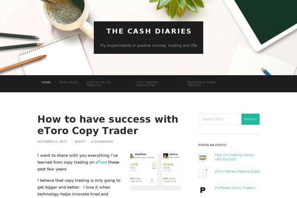 Hemingway theme site design template sample