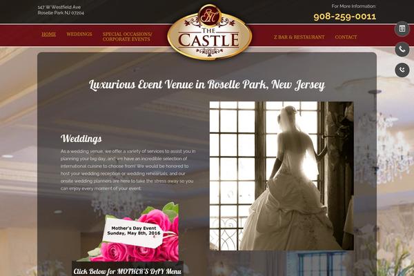 thecastle theme websites examples