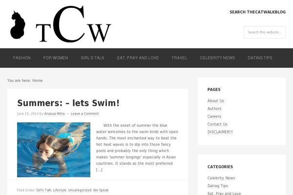 LifestylePress theme site design template sample