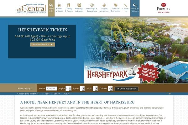 Site using Call&Book Mobile Bar plugin