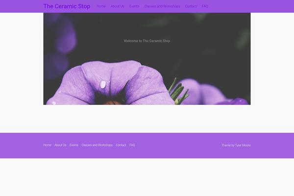 Tesseract theme site design template sample