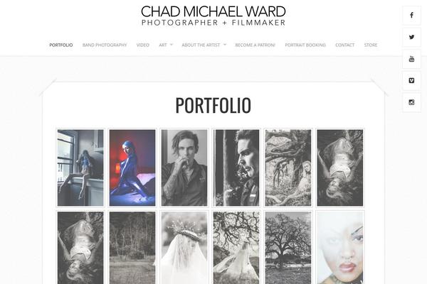 Blogauthor theme site design template sample
