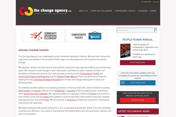 Tca theme site design template sample