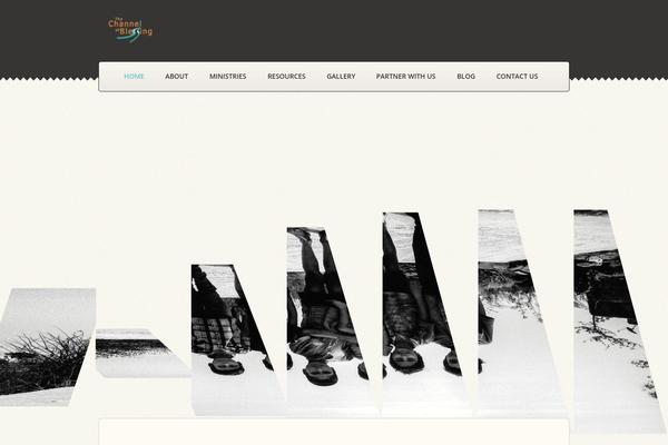 Blessing theme site design template sample