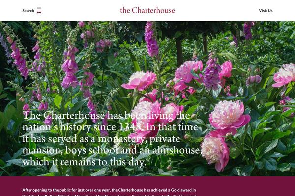 thecharterhouse.org site used Charterhouse