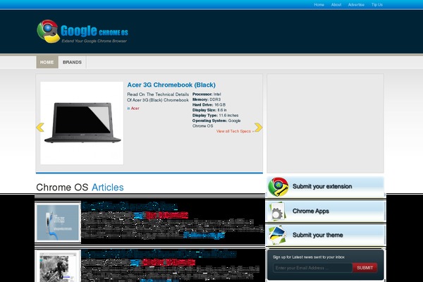 thechromeos.org site used Sean Lite