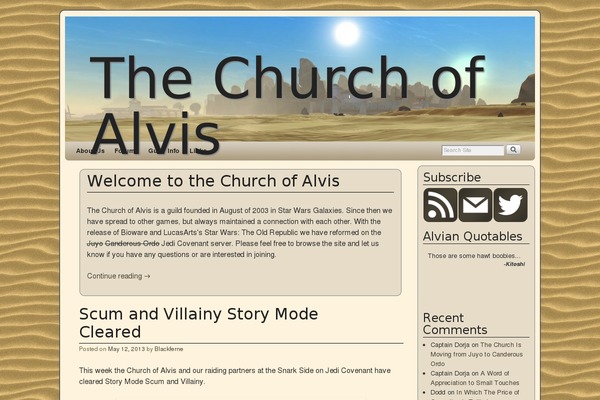 Site using Simple Blog Authors Widget plugin