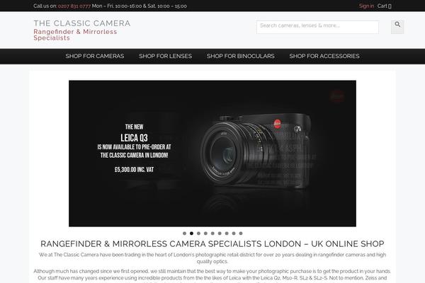 theclassiccamera.com site used Classic-camera-theme