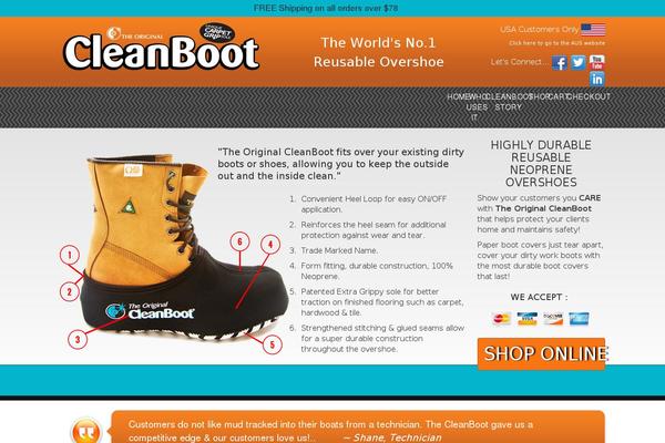 thecleanboot.com site used Cleanboot_child