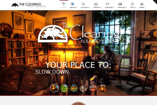 X Child theme site design template sample