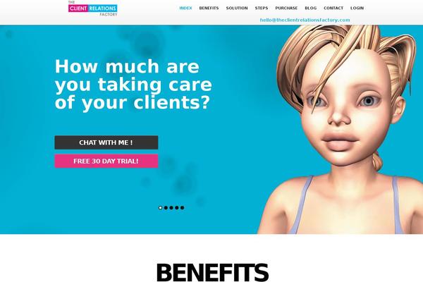 Scroller theme site design template sample