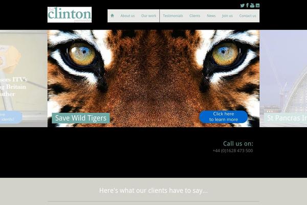 theclintonpartnership.com site used Clinton
