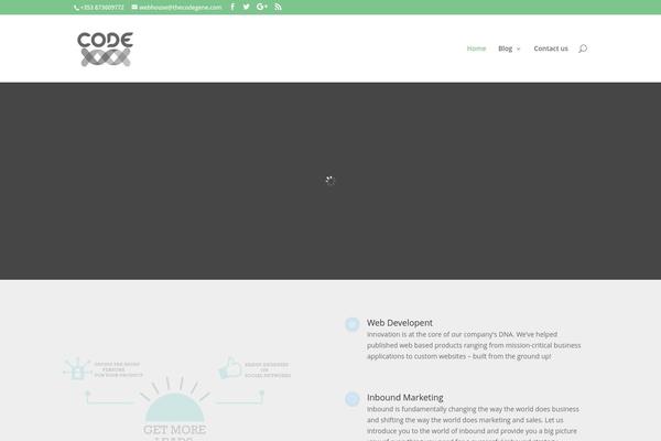 Read theme site design template sample