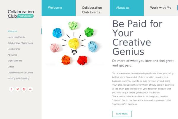 thecollaborationclub.com site used Collaboration-club