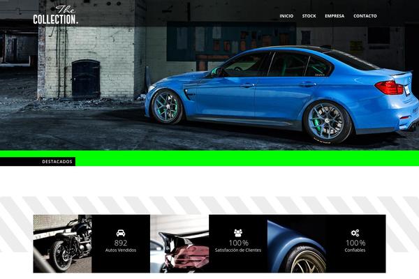 Automotive Child theme site design template sample