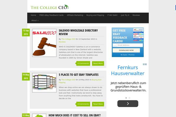 GreenChili theme site design template sample