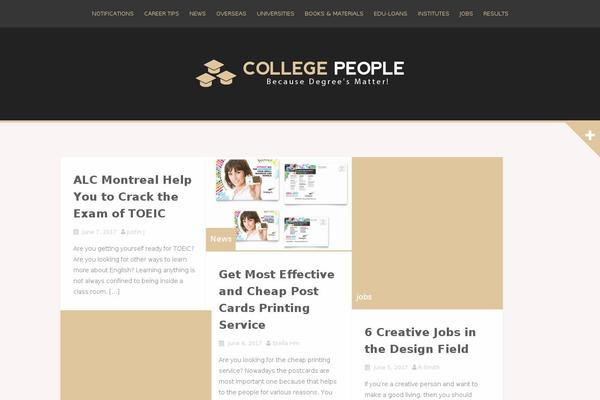 Site using Crafty Social Buttons plugin