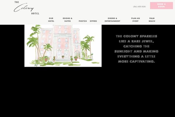 colony theme websites examples
