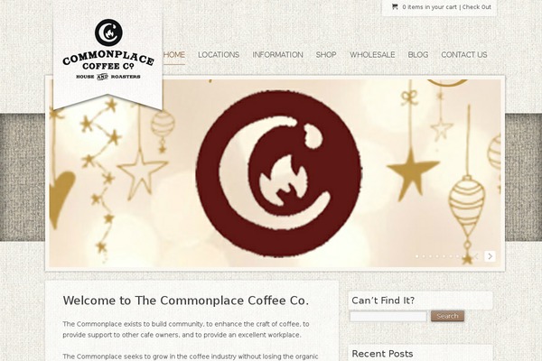 commonplace theme websites examples