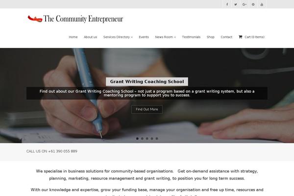 Renden_pro theme site design template sample