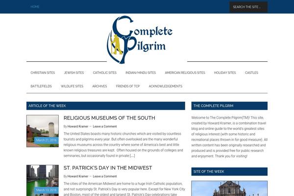 Magazine Pro theme site design template sample