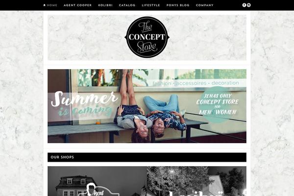 Hickory theme site design template sample