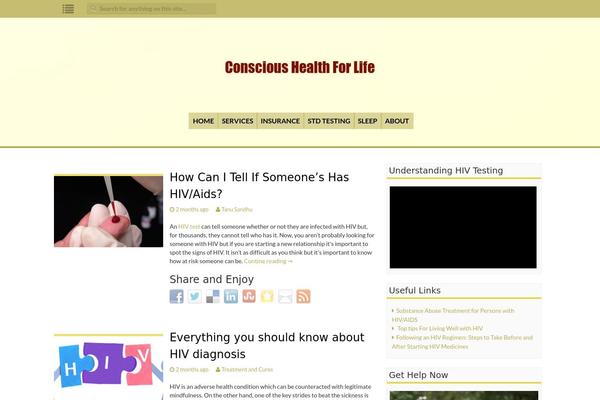 theconscioushealthcentre.com site used Salinger