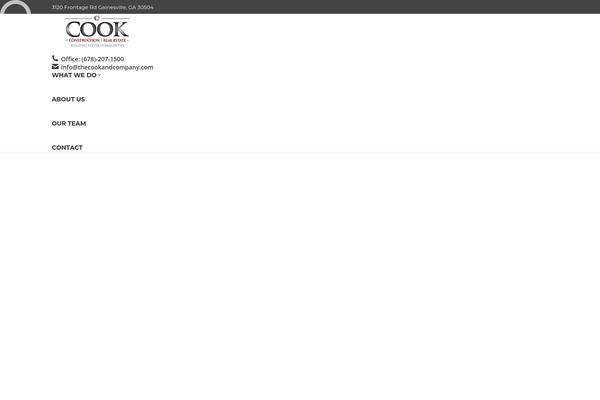 The7 Child theme site design template sample