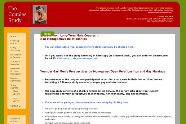 thecouplesstudy.com site used Ahimsa