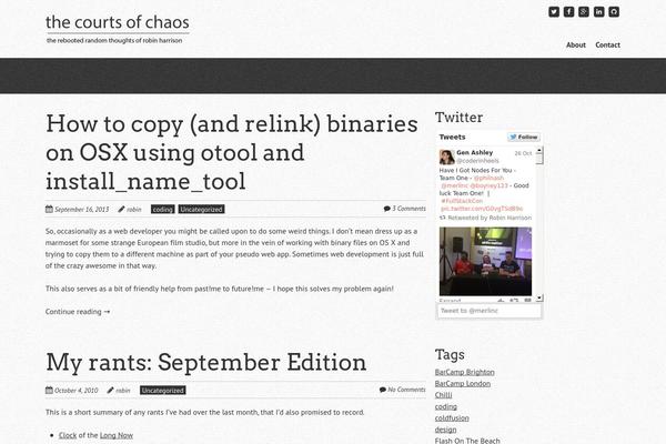 Quark theme site design template sample
