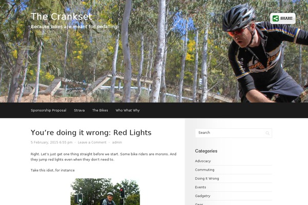Site using Slick Social Share Buttons plugin