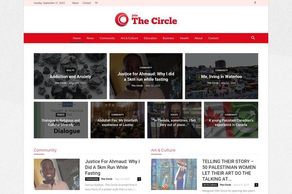 Newspaper theme site design template sample