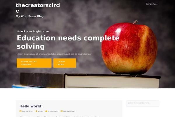 thecreatorscircle.com site used Eduexpert