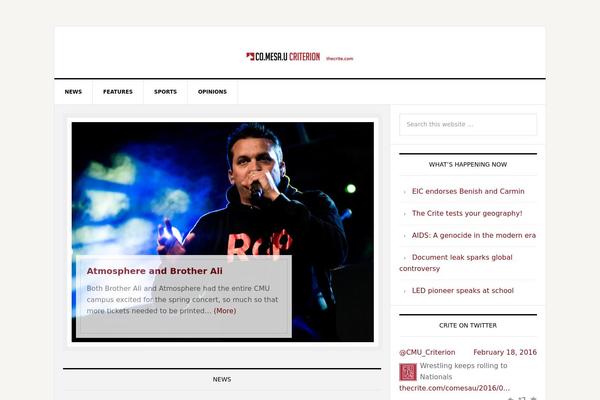 Site using Breaking News Ticker plugin